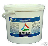 Краска Проакрил белая акриловая для стен 28 кг