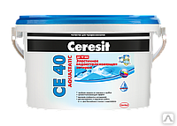 Затирка для швов Ceresit СЕ 40 Aquastatic эластичная водоотталкивающая