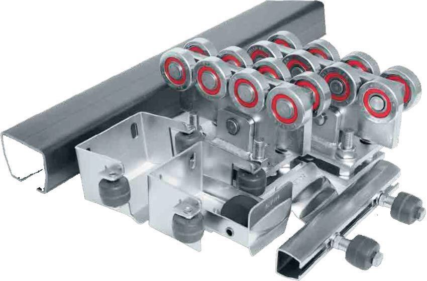 Комплект для откатных ворот. Комплектующие для откатных ворот РОЛТЭК. РОЛТЭК направляющая евро 7 м.