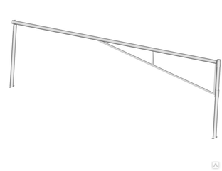 Шлагбаум GS14 со стрелой прямоугольного сечения 4,3 метра | PERCo