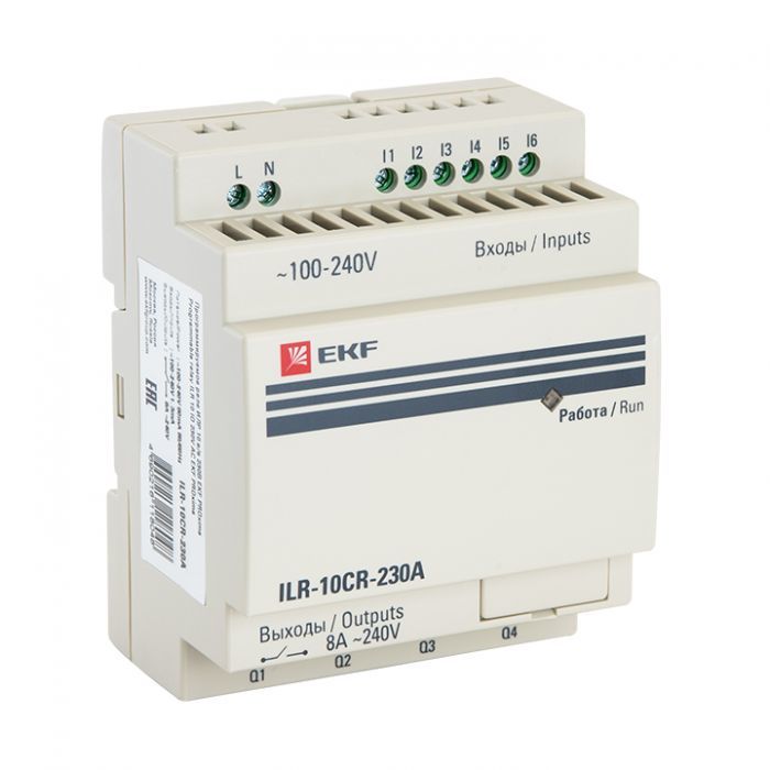 Программируемый логический контроллер 10 в/в 230В PRO-Relay EKF