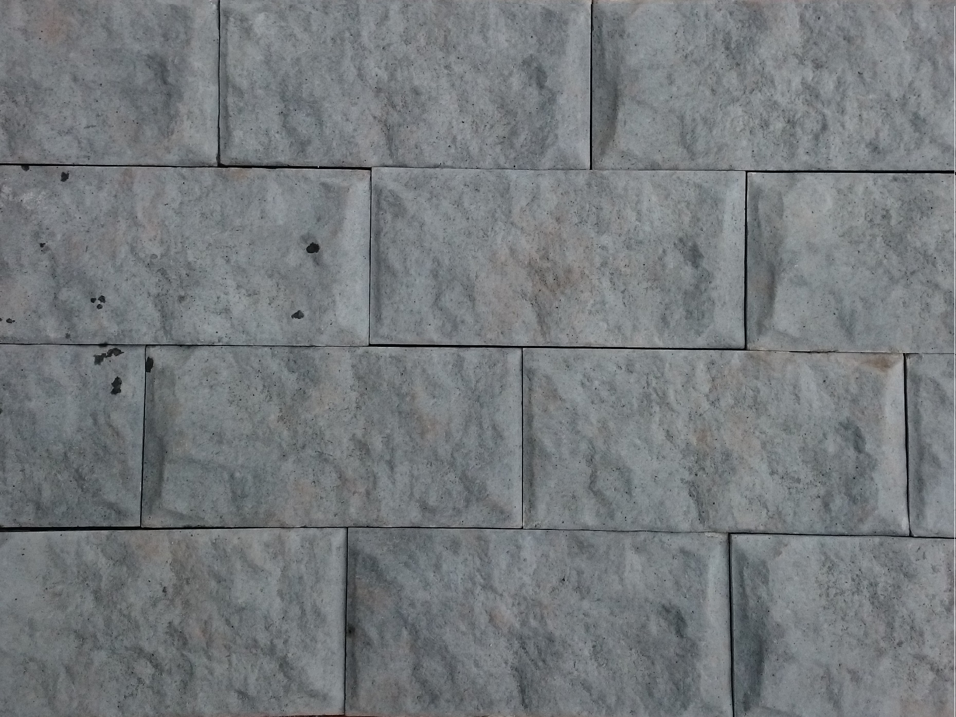 Фасадная плитка " Рваный камень" 127 х 267 х 15 мм серая