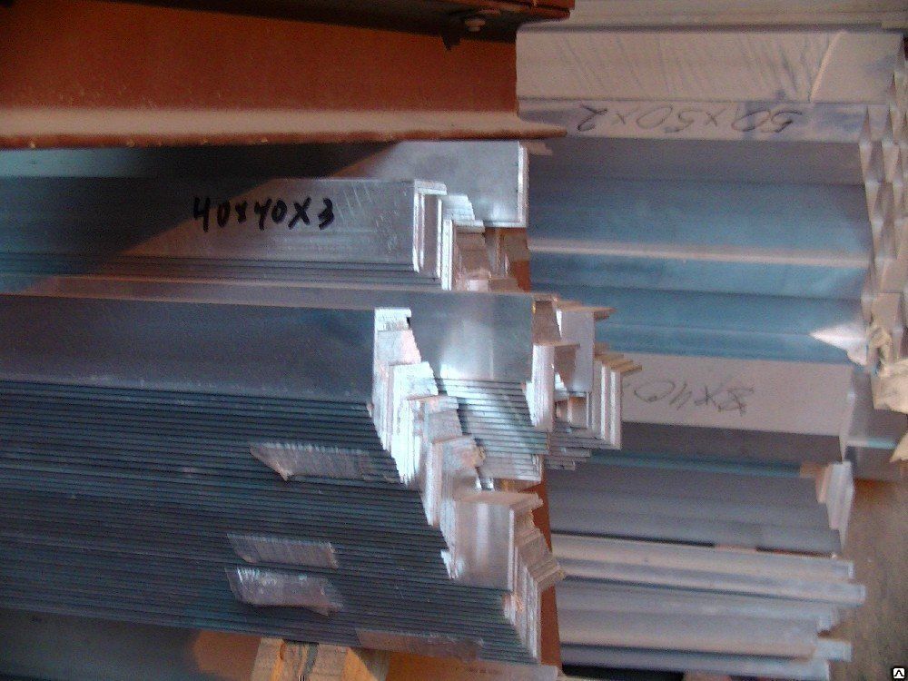 Уголок алюминиевый Д16т 30х30х5,0 мм ГОСТ 13737-90