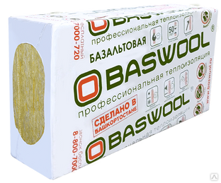 Утеплитель фасадный Baswool 45 кг/м3 