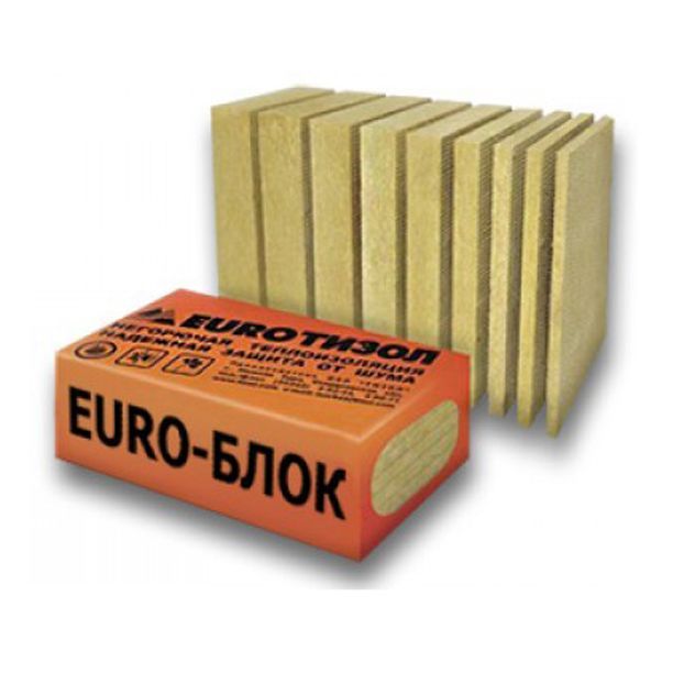 Утеплитель Тизол Евро-Блок 50-65 (1000x600x100) 6п/0,36м3/3,6м2