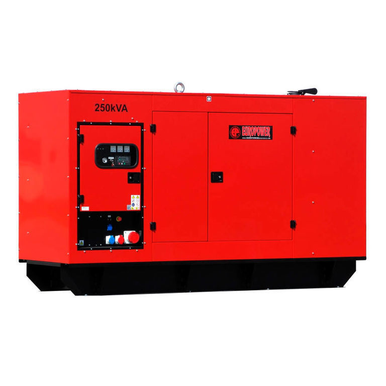 Дизельный генератор Europower EPS 250 TDE (1500 об/мин, шумозащитный кожух)