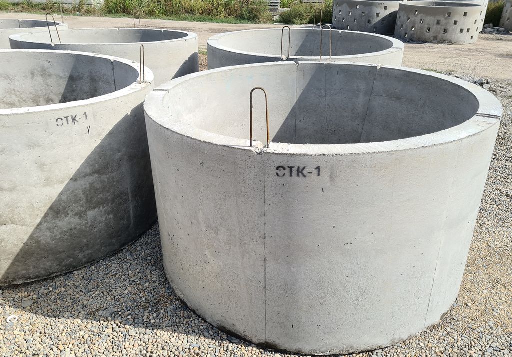 Кольцо бетонное для выгребной ямы диаметр 1,5 м
