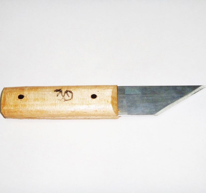 Нож сапожный L=175мм (инстр.сталь,дер.ручка)