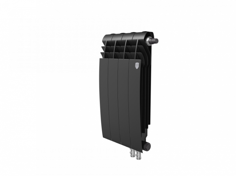 Радиатор биметаллический Royal Thermo BiLiner 500 /Noir Sable VR - 4 секции rklm-00916