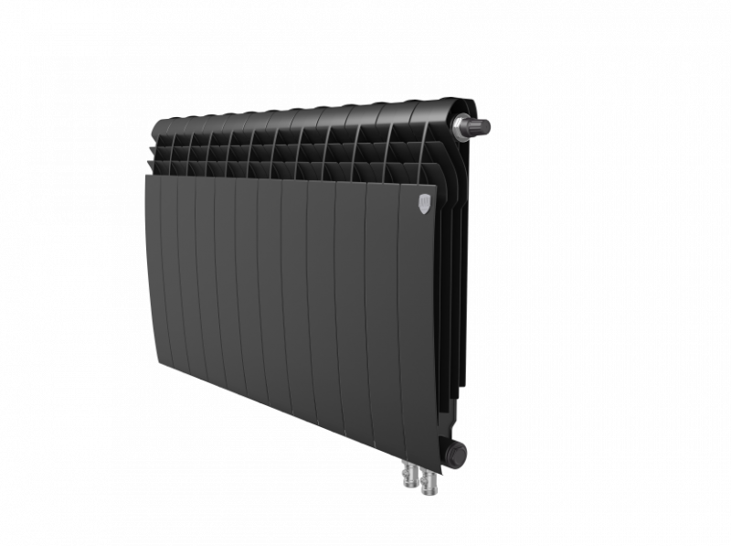 Радиатор биметаллический Royal Thermo BiLiner 500 /Noir Sable VR - 12 секций rklm-00998