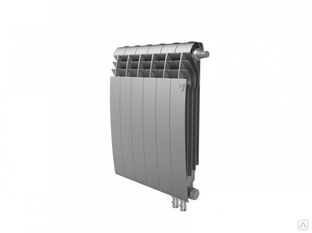 Радиатор биметаллический Royal Thermo BiLiner 500 /Silver Satin VR - 6 секций rklm-01485 