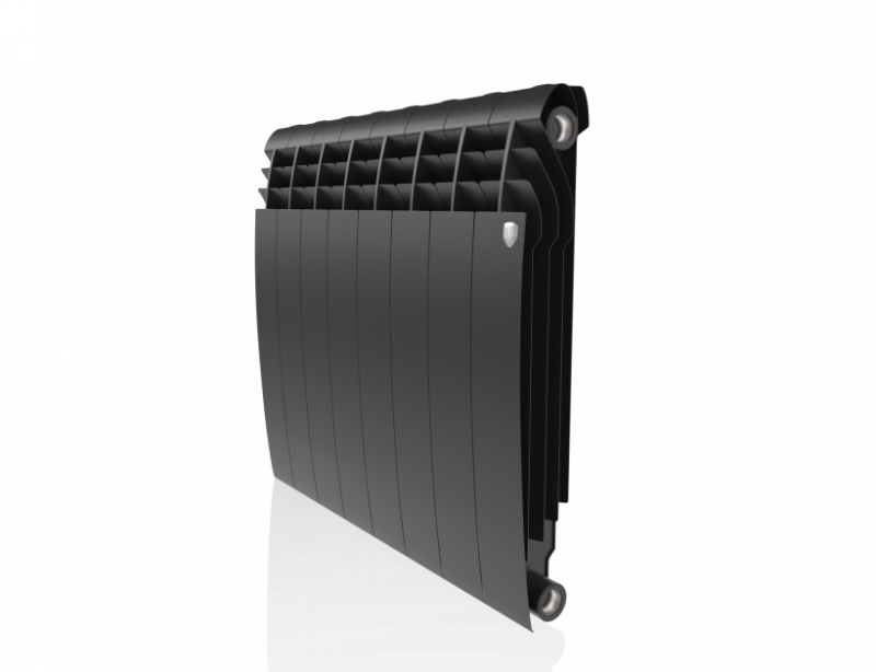 Радиатор биметаллический Royal Thermo BiLiner 500 Noir Sable - 8 секций rklm-01506