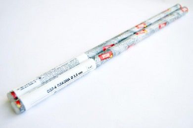 Электроды сварочные ОЗЛ-6 Плазма Ø3 мм: мини-тубус 3 шт
