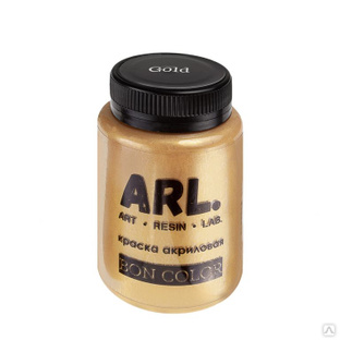 Акриловая перламутровая краска ARL "Золотая", 100мл 