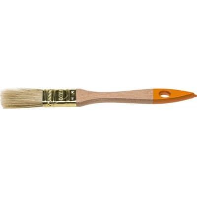Кисть флейцевая DEXX, деревянная ручка, натуральная щетина, индивидуальная упаковка, 20мм 0100-020_z02