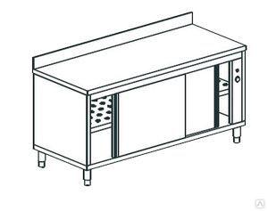 Стол с тепловым шкафом hicold ts430 12 sn o