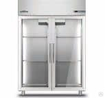 Шкаф холодильный 1400 литров Apach Chef Line Lcrm140Nd2G со стеклянной дверью 
