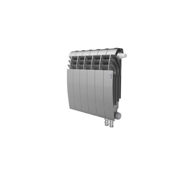Радиатор биметаллический Royal Thermo BiLiner 350 /Silver Satin VR - 6 секций rklm-01027