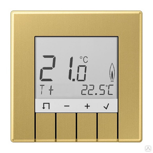 Комнатный контроллер с дисплеем стандарт, 10А, 230V для имерения и регулировки комнатной температуры и температуры пола 