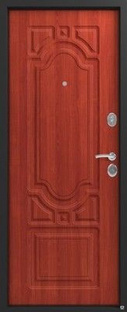 Входная дверь металлическая S-7 Черный шёлк-Итальянский орех