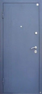 Входная дверь металлическая Алмаз Малахит / Синий металлик