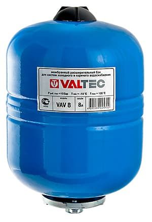 Мембранный бак для водоснабжения 150л VALTEC VT.AV.B.070150