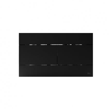 Панель механическая двойная SLIM пластик soft-touch черный Oliveira 659055 OLI