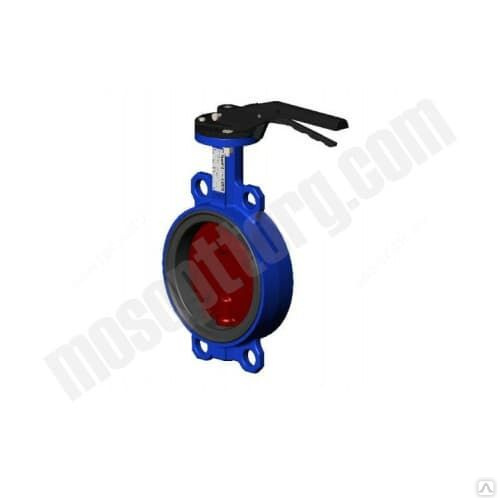 Затвор дисковый поворотный чугун VPI4448-02NI Ду 80 Ру16 межфл с ...