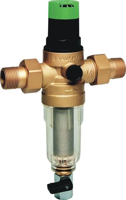 Фильтр со встроенным редуктором давления для предварительной очистки холодной воды Honeywell FK06-3/4"AA 1077h
