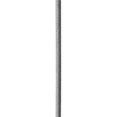 Шпилька резьбовая DIN 975, М6x2000, 1 шт, класс прочности 4.8, оцинкованная, ЗУБР 4-303350-06-2000