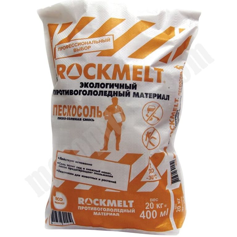 Антигололедный состав Пескосоль Rockmelt (до -30°C), 20кг С-000238711