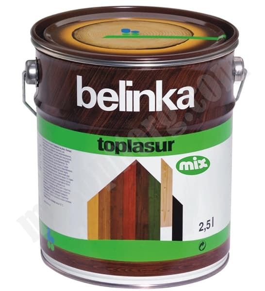 Лазурное покрытие для защиты древесины "BELINKA TOPLASUR MIX" 1 л./ 51260 С-000136139