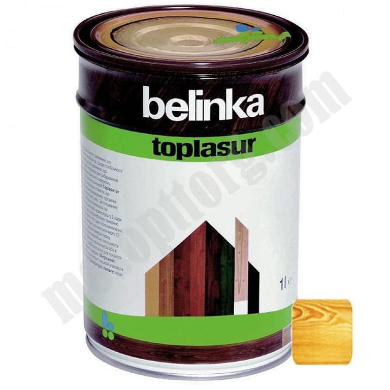Лазурное покрытие для защиты древесины "BELINKA TOPLASUR" Пиния (№25) 1л. /51225 С-000120745