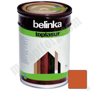 Лазурное покрытие для защиты древесины "BELINKA TOPLASUR" Махагон (№23) 1л С-000116873 