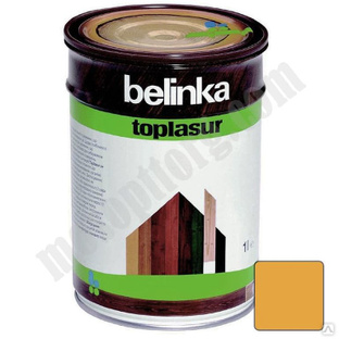 Лазурное покрытие для защиты древесины "BELINKA TOPLASUR" Лиственица (№14) 1л С-000116869 