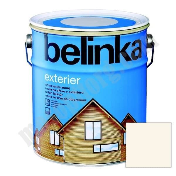 Лазурное покрытие для защиты древесины снаружи помещений "BELINKA EXTERIER" сметанно-белый /№73/ 0,75л С-000116916