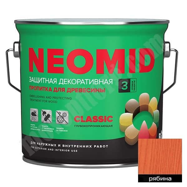 Антисептик рябина, 2,7 л. "BIO COLOR ClASSIC" /Neomid/ С-000208044 NEOMID