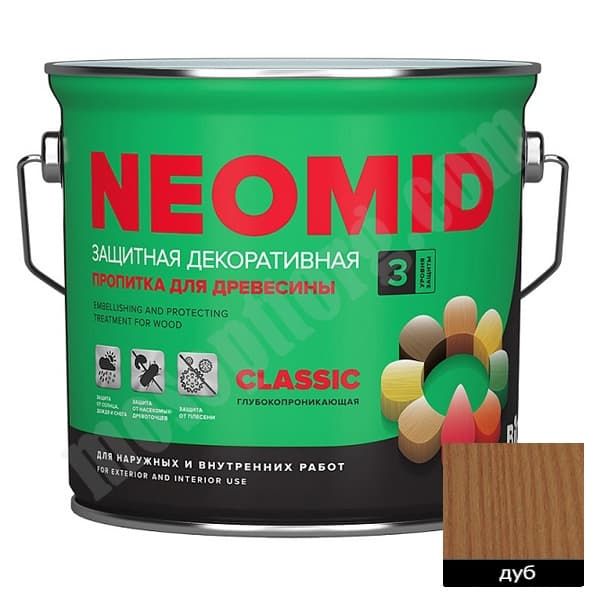Антисептик дуб, 2,7 л. "BIO COLOR ClASSIC" /Neomid/ С-000208035 NEOMID