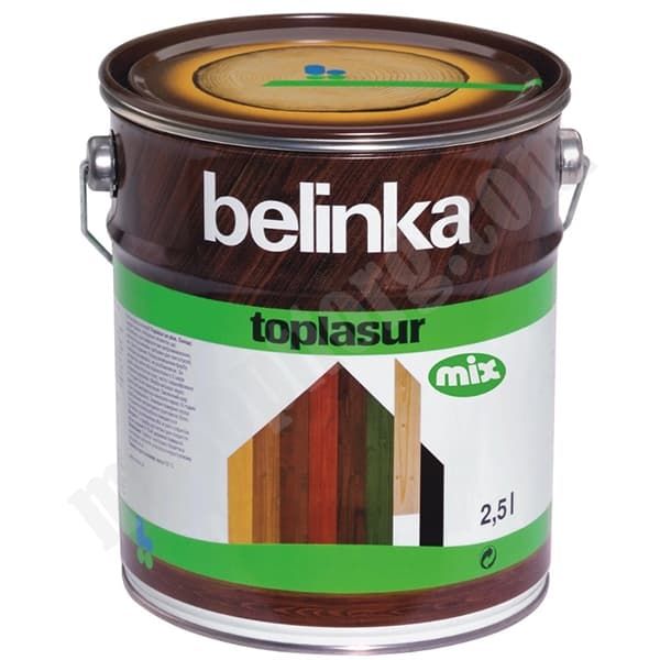 Лазурное покрытие для защиты древесины "BELINKA TOPLASUR MIX" 2,5л./51360 С-000136140