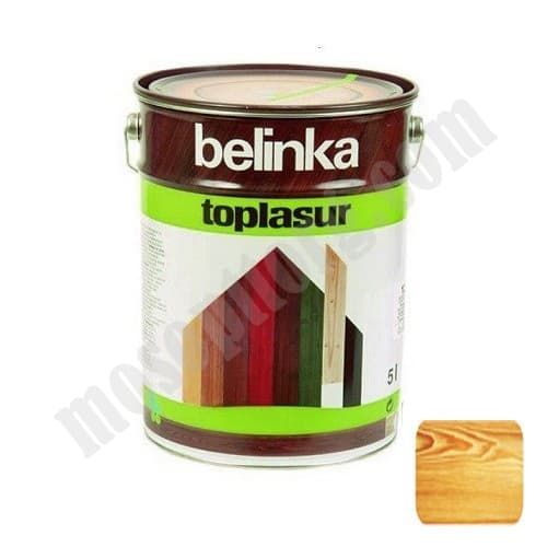 Лазурное покрытие для защиты древесины "BELINKA TOPLASUR" Лиственица (№14) 5л С-000121490