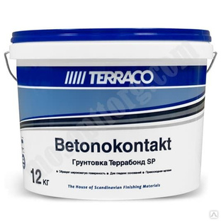 Грунтовка /Бетон-контакт/ для внутренних и наружных работ Terrabond SP, 12кг / 6812312 С-000238789 Террако 