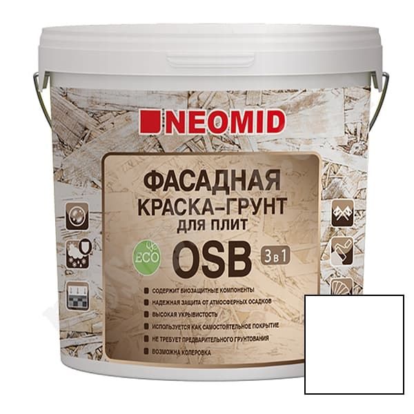 Грунт-краска для плит OSB Proff "Neomid", 1 кг С-000208260 NEOMID