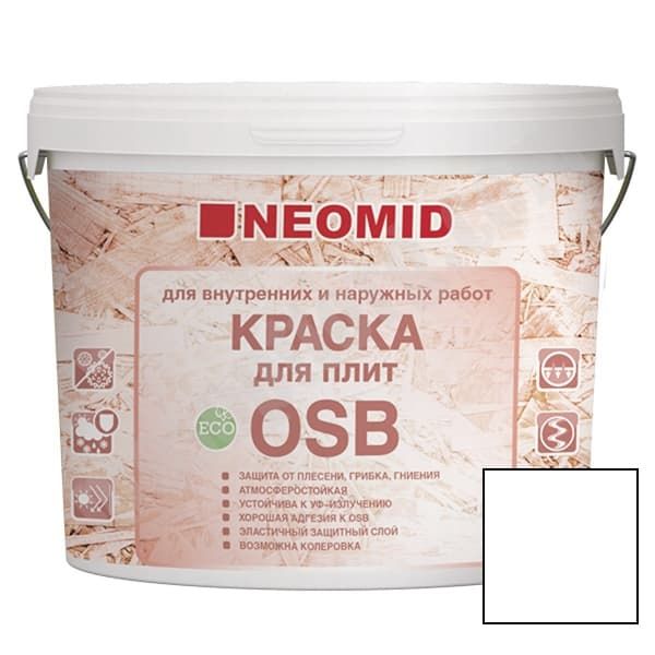 Краска для плит OSB "Neomid", 14 кг. С-000208259 NEOMID