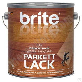 Лак паркетный "Brite Parkettlak" ведро 3,5 кг."Ярославcкие краски" С-000088336 