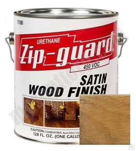 Лак для наружных и внутренних работ "ZIP-GUARD Wood Finish Satin" матовый 3,785 л./71101 С-000073600 Zip-Guard 
