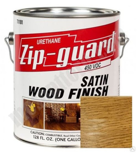 Лак для наружных и внутренних работ "ZIP-GUARD Wood Finish Semi-Gloss" полуглянцевый 3,785 л./71301 С-000073619 Zip-Guar 