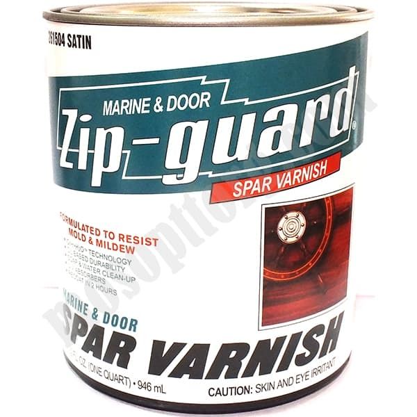 Лак яхтный "ZIP-GUARD Marine & Door Spar varnish Gloss" глянцевый 3,785 л./261401 С-000090134 Zip-Guard