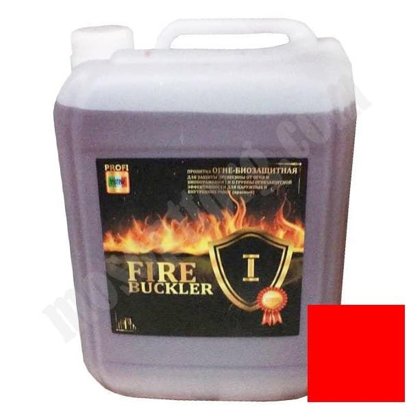 Огнебиозащита "NORME COLOR FIRE BUCKLER 1" с индикатором - красный/ 10 л С-000151854