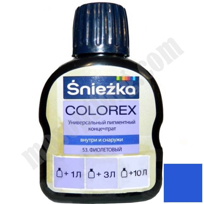 Краситель универсальный "COLOREX" фиолетовый (53), 0,1л, Sniezka С-000093668