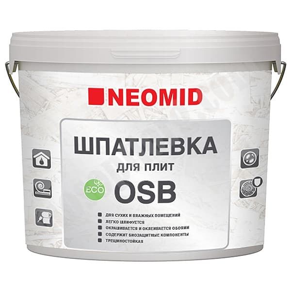 Шпатлевка для плит OSB" Neomid", 7 кг С-000208267 NEOMID